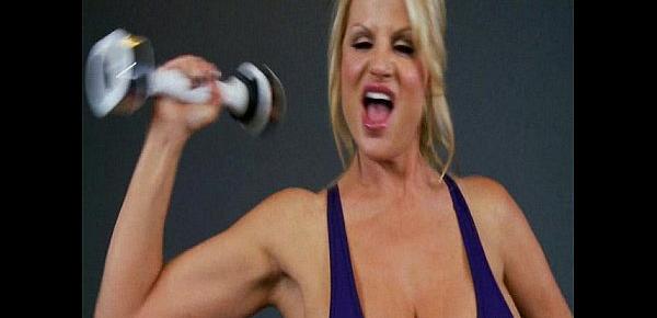  Kelly Madison Promotes The Jack Weight Handjob Exercise